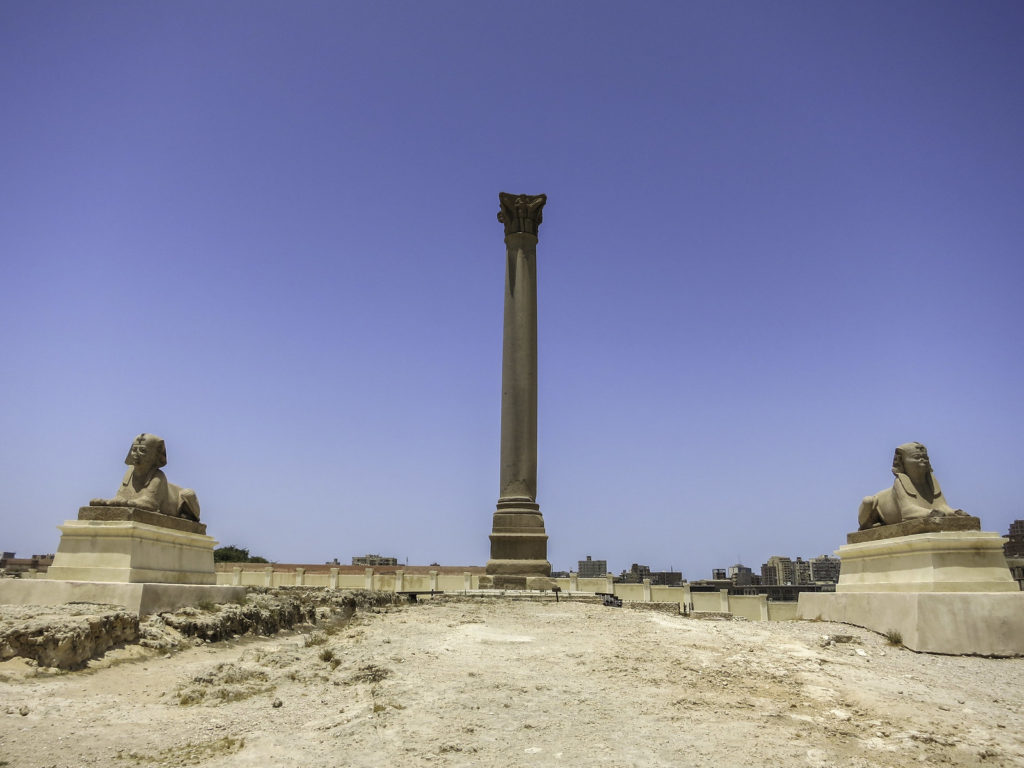 Pompey's Pillar is an Ancient Roman Victory Column, also known as an Ancient Roman Triumphal Column, located in Alexandria Egypt.