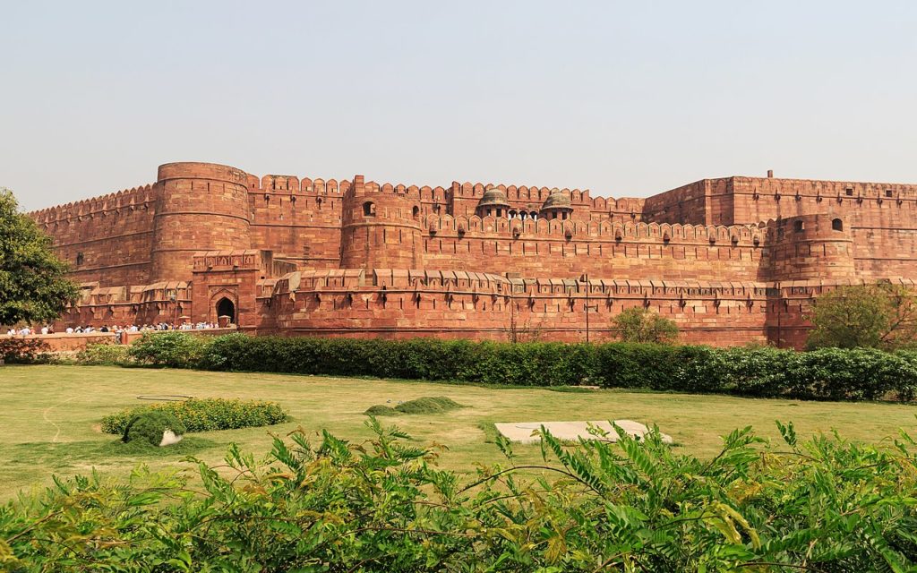 The Agra Fort is one of the many great works of Mughal Architecture within the city of Agra India. 