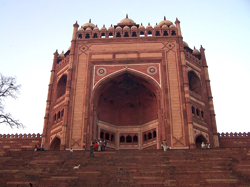 The Buland Darwaza was built by the Emperor Akbar to commemorate an important Mughal Victory.