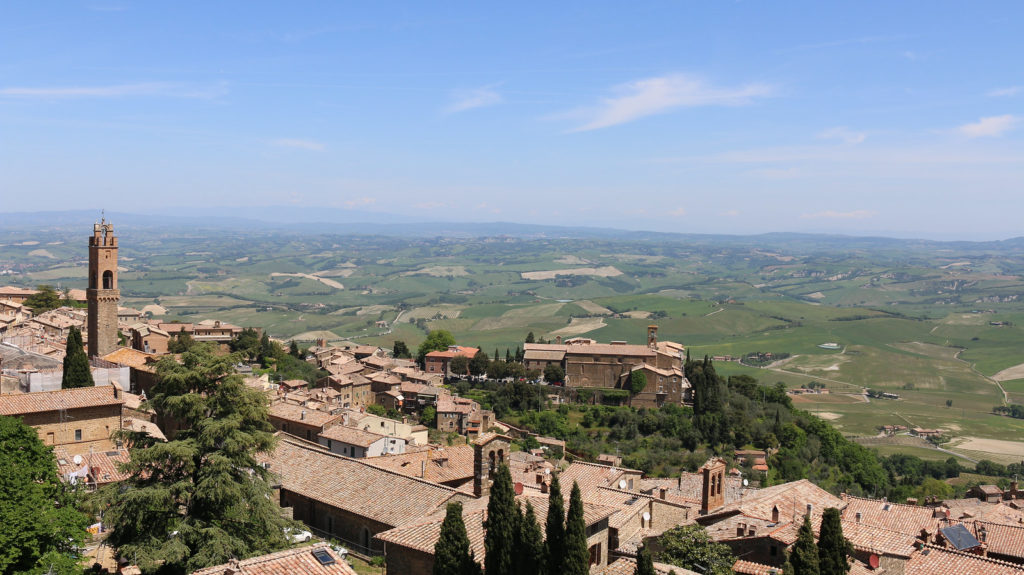 Another example of a Tuscan Hill Town is Montalcino. 