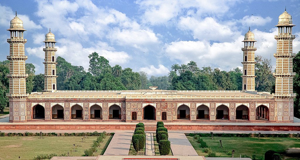 The Tomb of Jahangir is a work of Mughal Architecture dedicated to the Emperor Jahangir. 