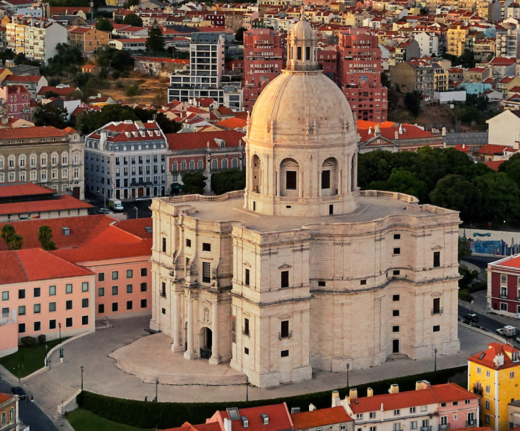 The national Pantheon is possible the most famous work of Baroque Architecture in Lisbon. 