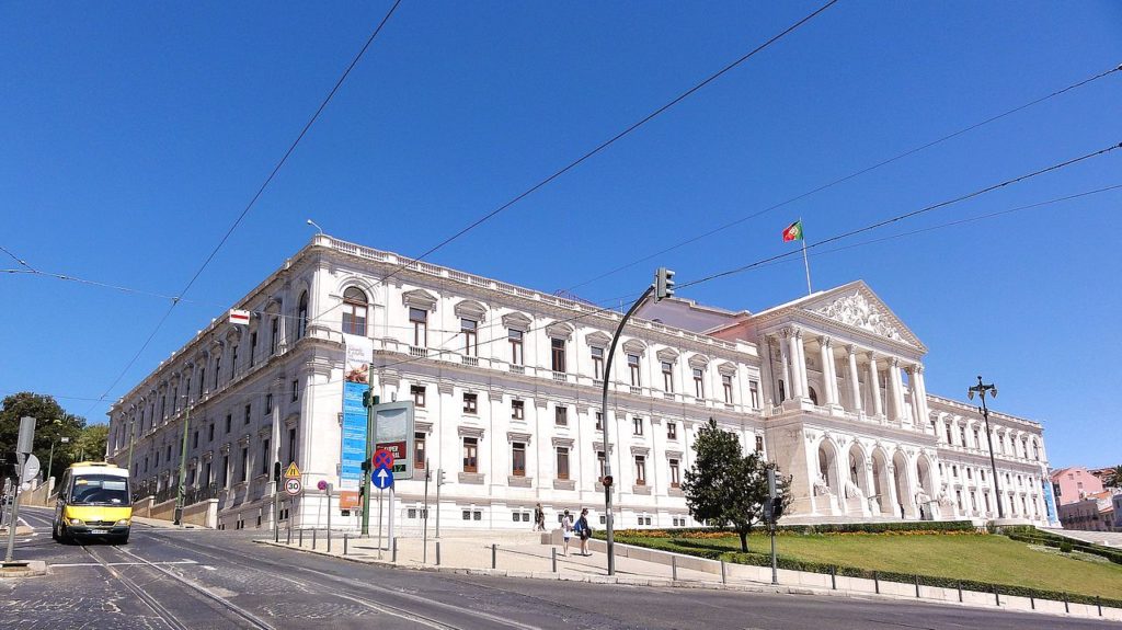 Sao Bento Palace is a Neo Classical building that contains the Portuguese Parliament.