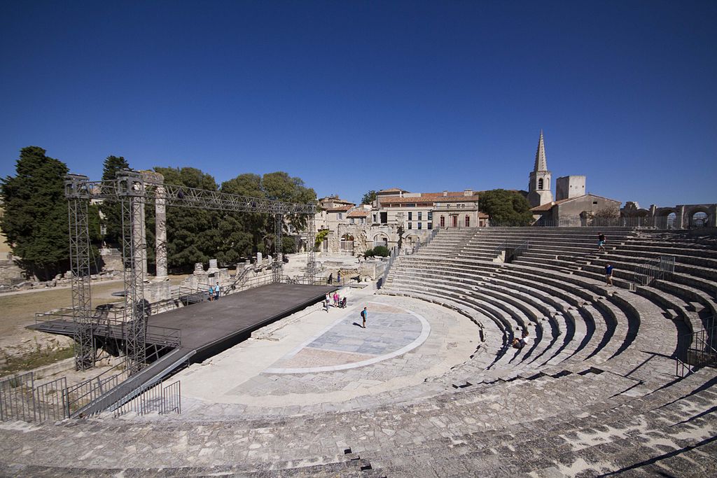 The Roman Theater of Arles is one of several notable works of Roman Architecture within the city. 