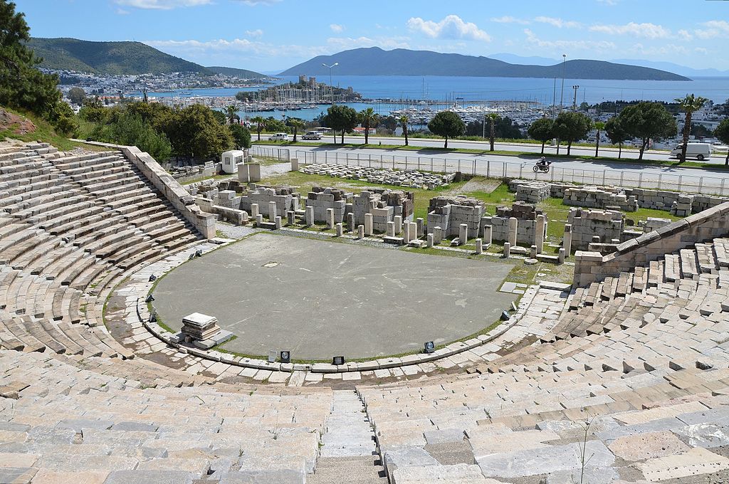 There are many Roman Theaters within Turkey, including the Theater of Bodrum. 