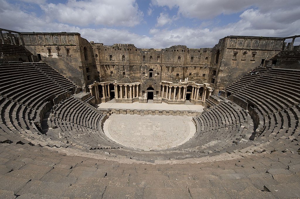 The Roman Theater of Bosra is one of several Roman Theaters located within Syria. 