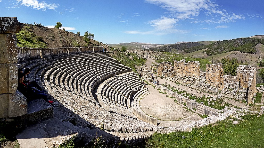 The Roman Theater of Dejmila is one of the greatest examples of Roman Architecture in Algeria. 