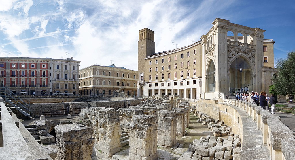 The theater of Lecce is only about 20% intact.