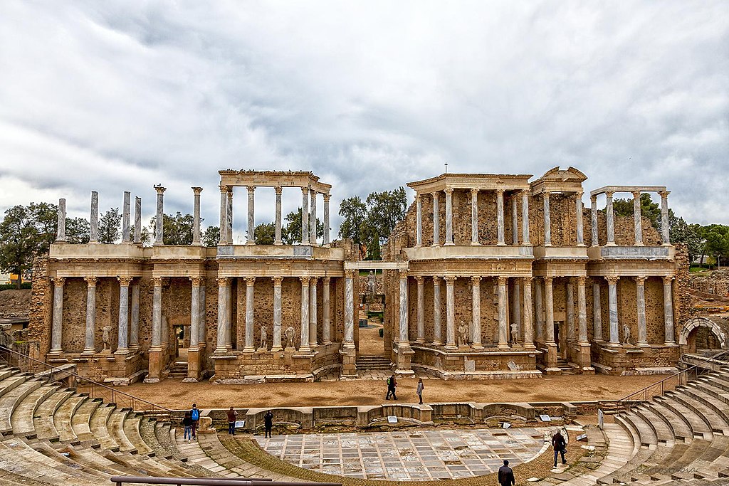 The Theater of Merida is by far the most impressive Roman Theater in Spain. 