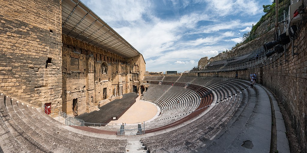 The Roman Theater of Orange is one of the most intact Roman Theaters in the entire world. 
