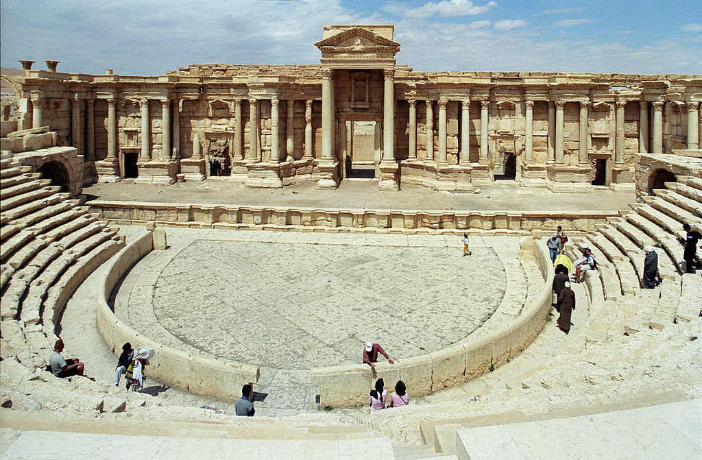 The Roman Theater of Palmyra was sadly damaged by explosives that were detonated by members of ISIS. 