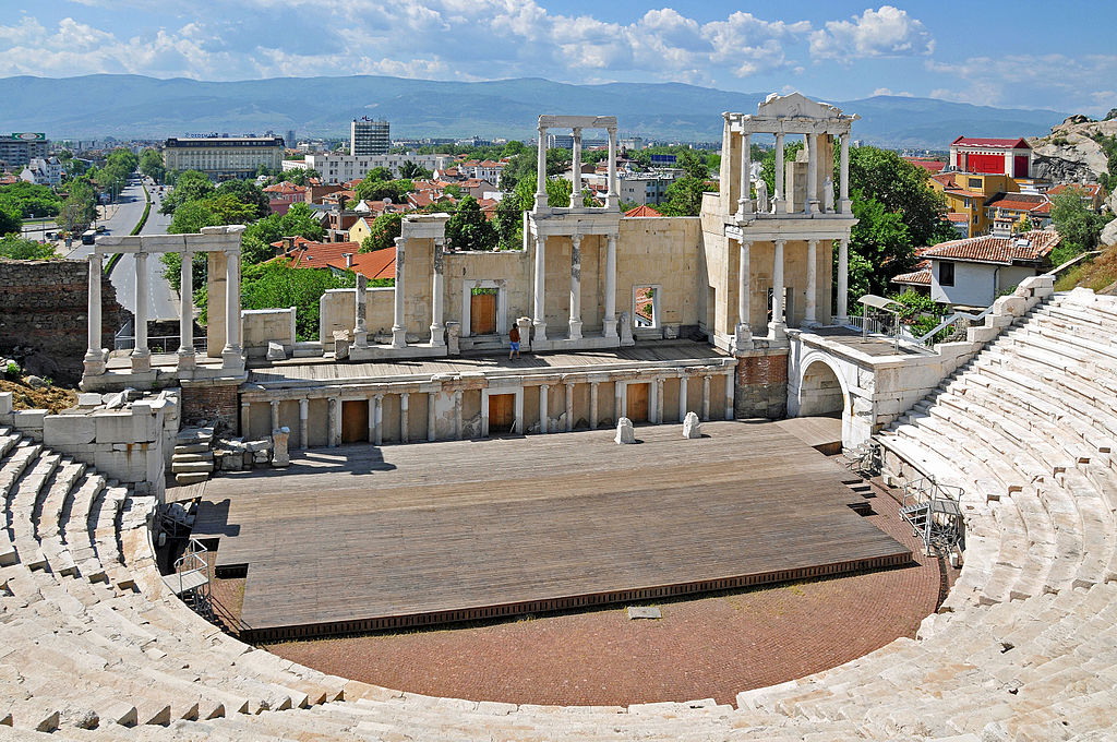 The Roman Theater of Plovdiv is one of the greatest works of Roman Architecture anywhere in Bulgaria. 