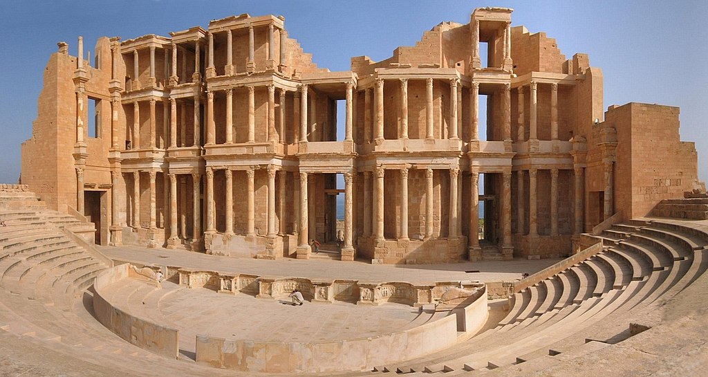 The Theater of Sabratha contains one of the most impressive Scaenae frons of any of the Roman Theaters on this list. 
