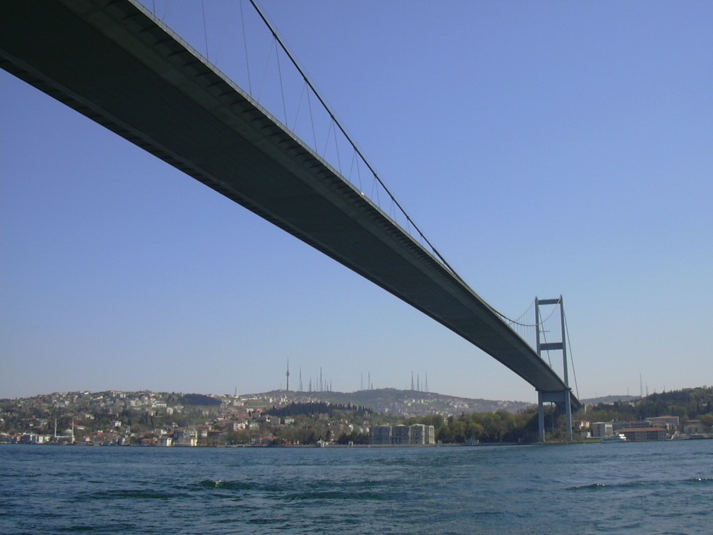 The Bosphorus Bridge is an important piece of infrastructure completed in 1973. 
