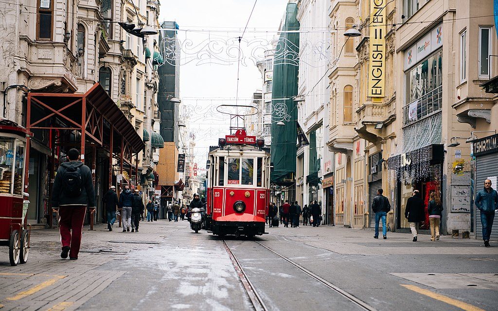 İstiklal Avenue is an important street containing many impressive works of revival Architecture in Istanbul. 