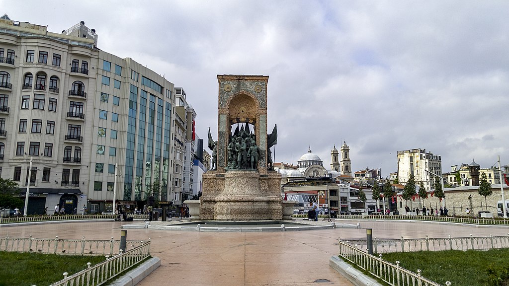 Taksim Square is an important public space within Istanbul