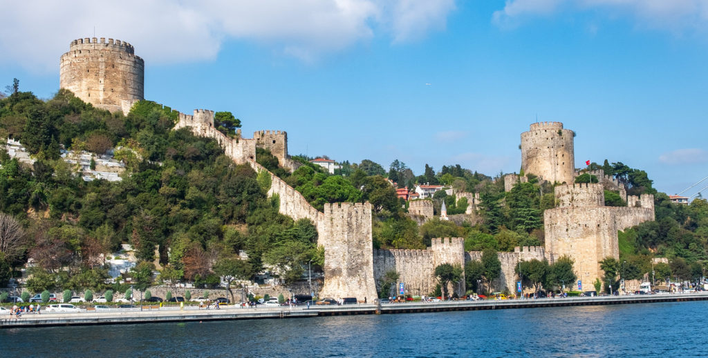 the Rumelihisarı is a major fortification located along the Bosphorus Striaght. 