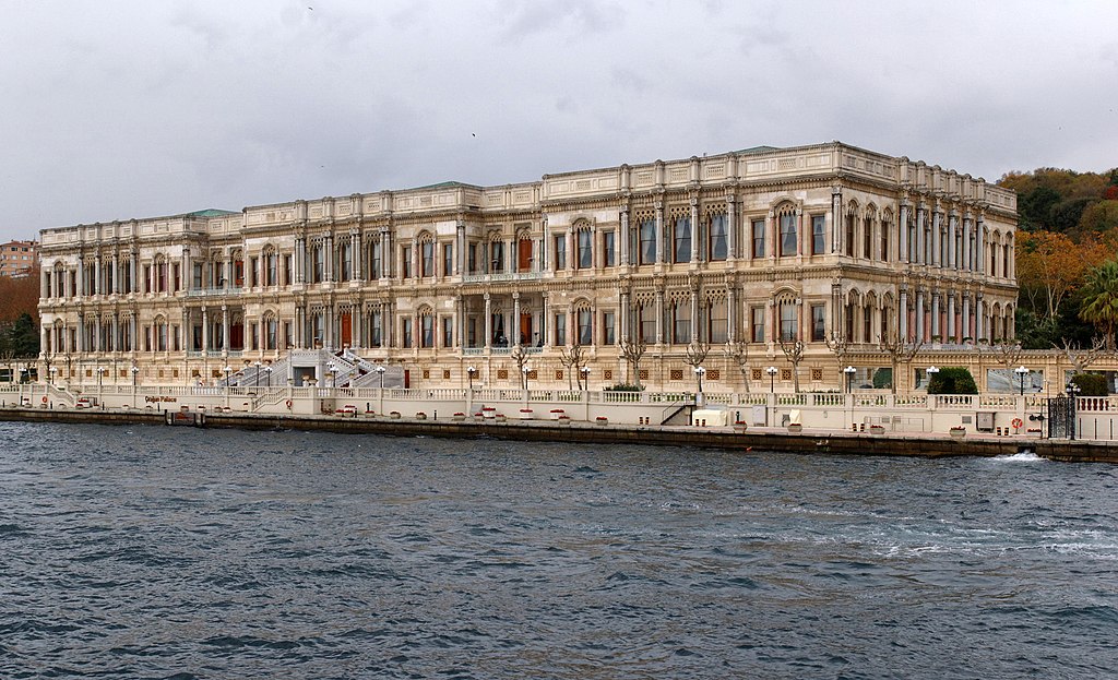 Çırağan Palace is a late ottoman building located within Istanbul. 