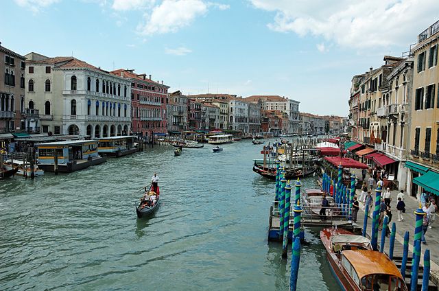 You can see some of the greatest works of architecture in Venice during a single boat ride down the Grand Canal. 