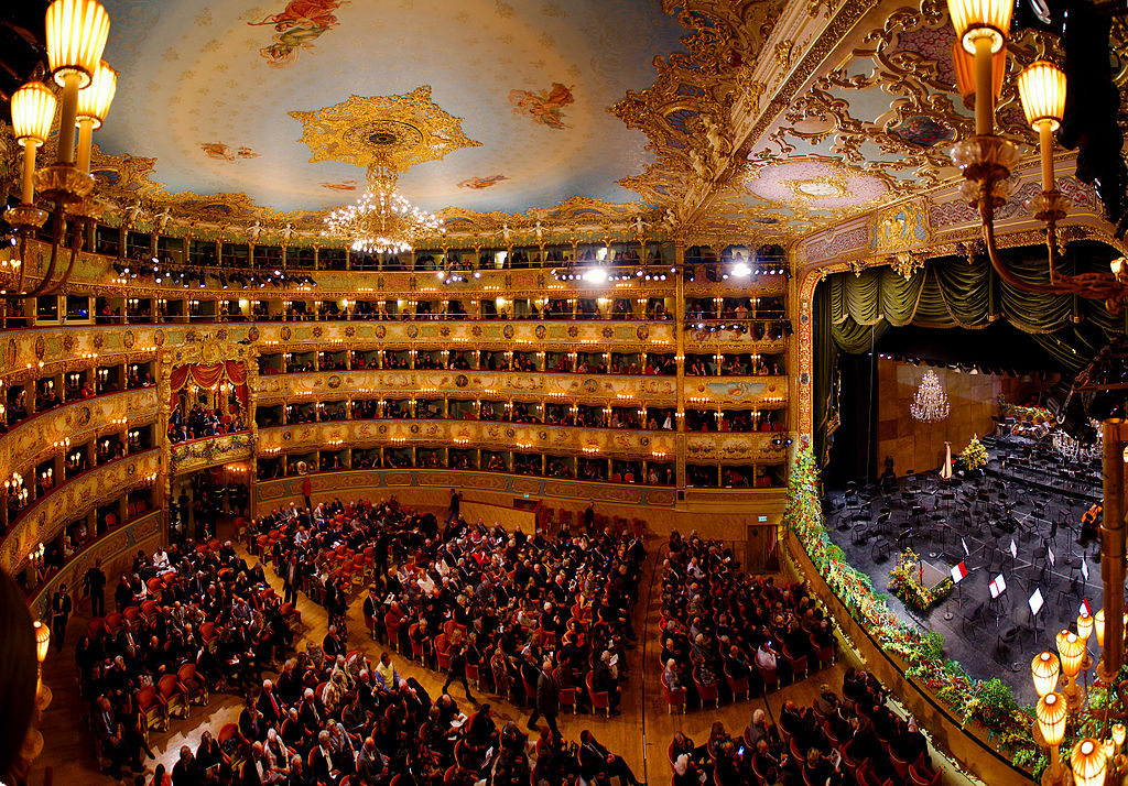 La Fenice is an Opera House located in Venice Italy, it was rebuilt in 2004.