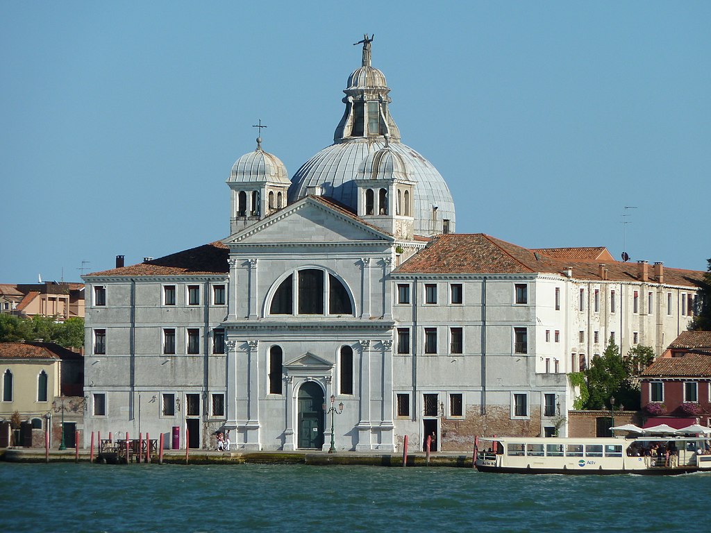 Le Zitelle is one of three churches in the Giudecca region of Venice designed by the architect Andrea Palladio. 