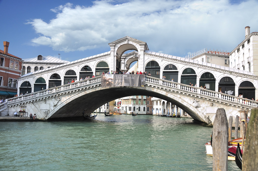 The Rialto Bridge was built in the Renaissance Period and its one of the finest examples of Renaissance Architecture in Venice.