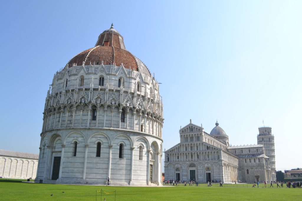 Pisa Cathedral contains one of the Greatest Italian Baptistries in all of Tuscany. 
