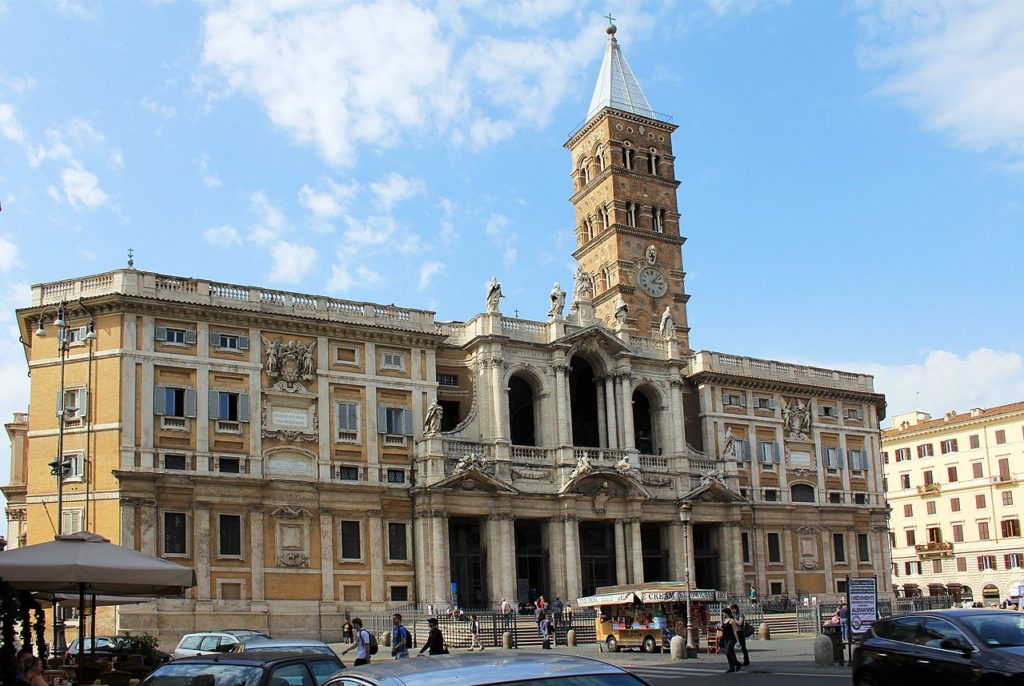 The Church of Santa Maria Maggiore was an existing church that was modified heavily with features from Baroque Architecture. 