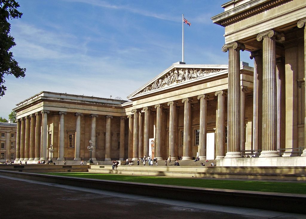 The British Museum is an impressive building located in London. Its use of Pediments and Ionic Columns makes it a great example of Neoclassical Architecture. 