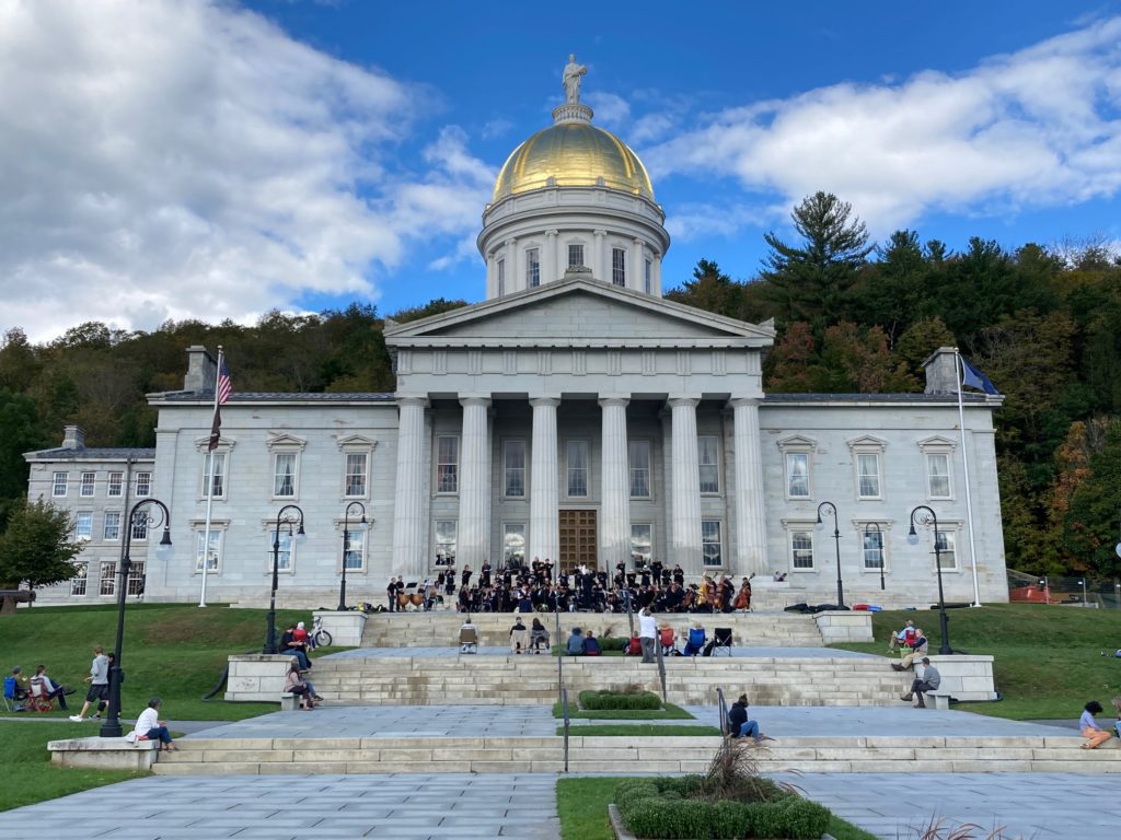 Montpelier is the Capital of Vermont, and its home to a great Neoclassical or Greek-Revival Work of architecture known as the Vermont State House. 