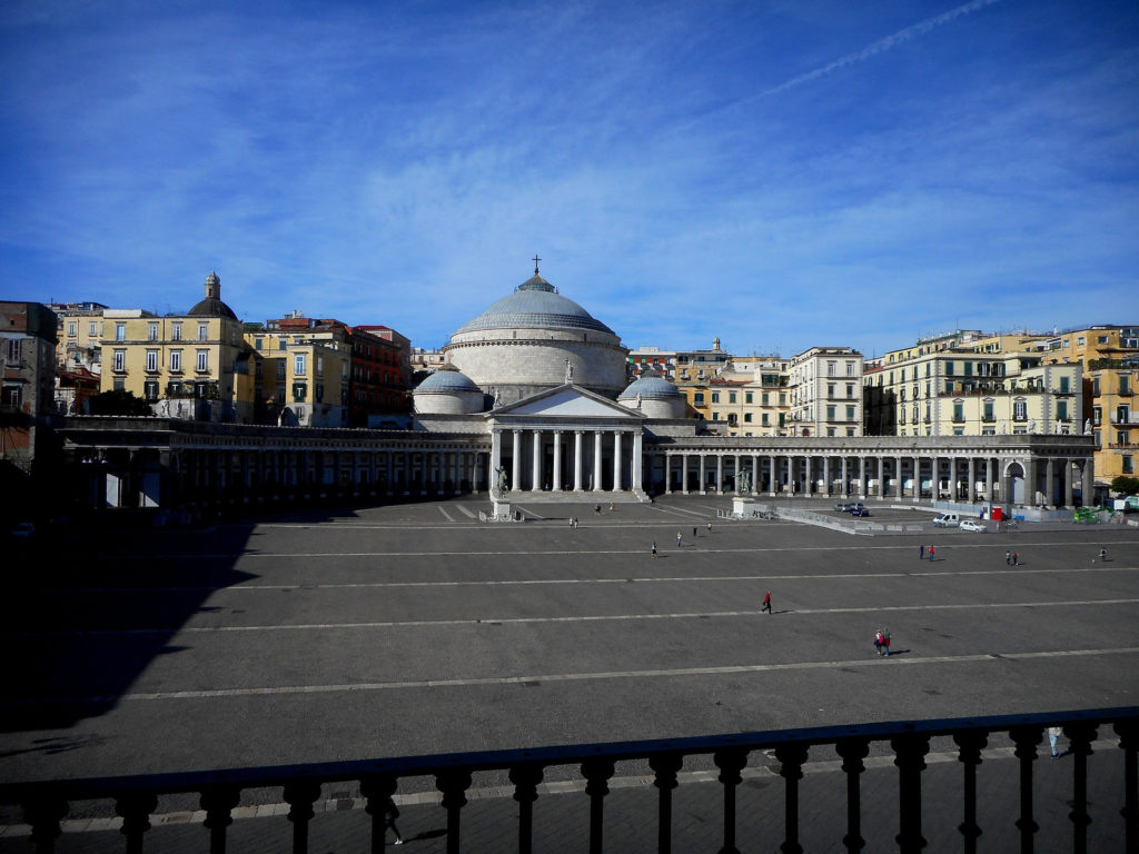 Naples contains one of Italy's greatest works of Neoclassical Architecture, Piazza del Plebescito