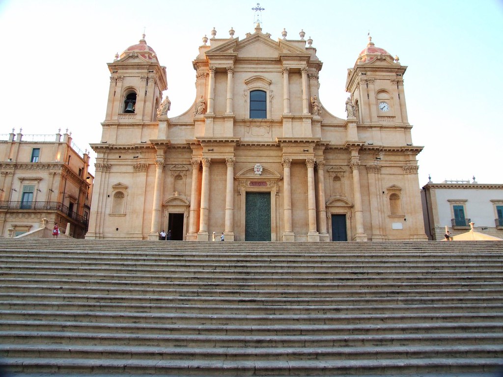 The Cathedral of Noto is one of many works of Baroque Architecture from the aftermath of the Sicilian Earthquare of 1693