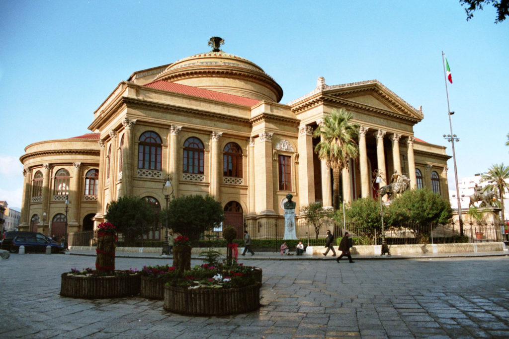 The Massimo Theater is one of the most iconic buildings in all of Palermo, Sicily. 
