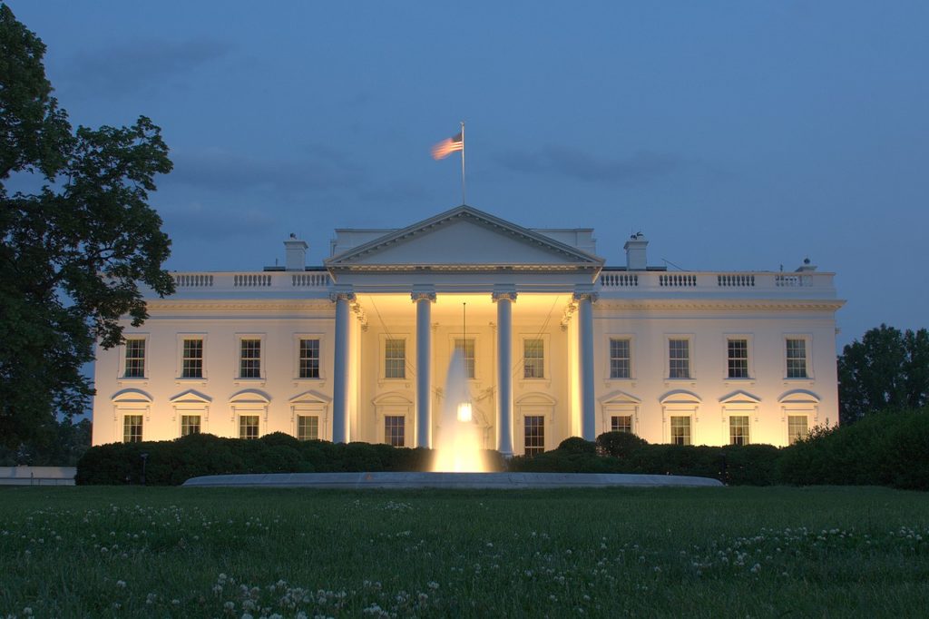 The White House is a work of Neoclassical Architecture in Washington DC USA. 