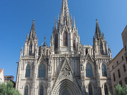 Barcelona Cathedral is an impressive work of Gothic Architecture. 