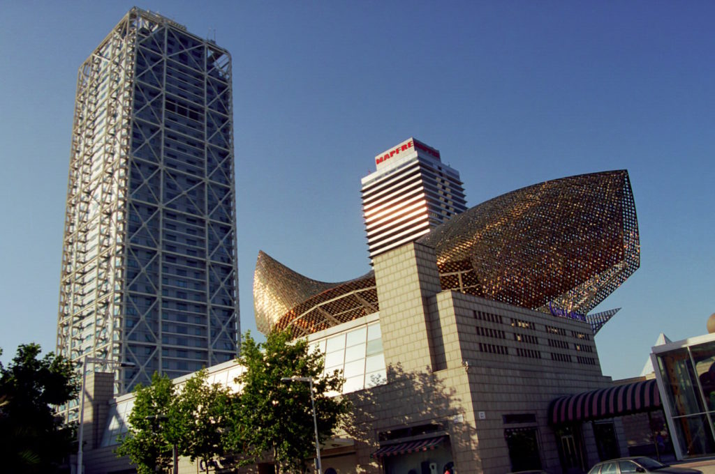 Port Olympic is a vibrant area along Barcelona's Waterfront. 