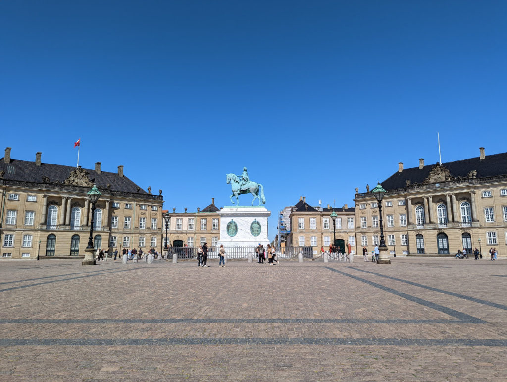 The Amalianborg is palace owned by the Danish Monarchy. Its one of the greatest examples of Baroque Architecture in Copenhagen. 