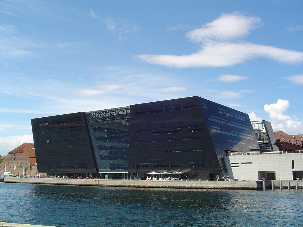 The Black Diamond Buildings is a great example of Modern Architecture in Copenhagen
