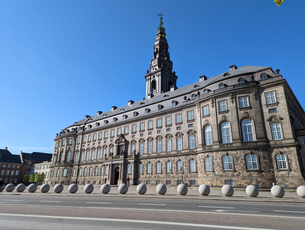 Christiansborg Palace is a great example of Neo Baroque Architecture in Copenhagen. (also known as Baroque Revival Architecture) 