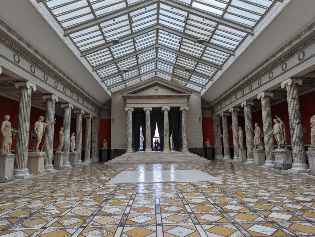 The Glyptotek is the most impressive building given to the city of Copenhagen by Carl Jacobsen. Its made using a combination of Neoclassical and Neo Renaissance Architecture. 
