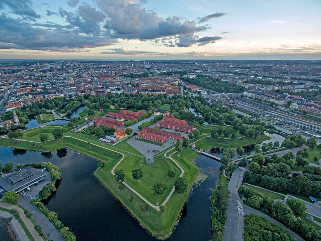 The Kastellet is the most impressive portions of Copenhagen's defensive architecture. 