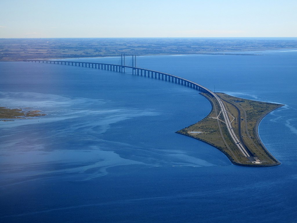 The Oresund Bridge is an impressive work of Infrastructure within Denmark. Its a great example of the modern architecture in Copenhagen. 