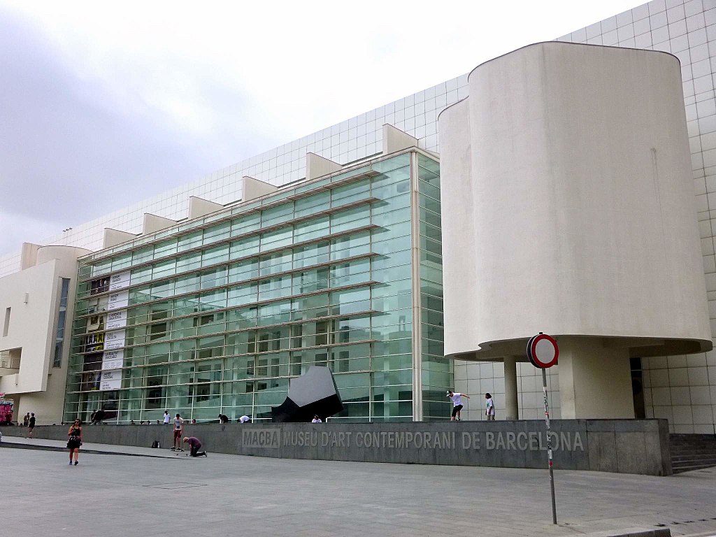 The Barcelona Museum of Contemporary Art is one of the city's greatest contemporary structures. 