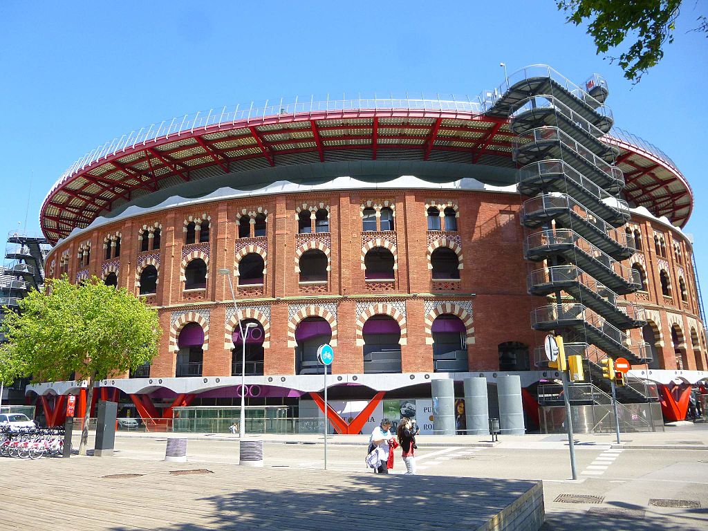 Barcelona has two different bull rings. Both bullrings have Moorish design characteristics. 