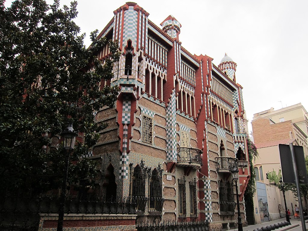 Cava Vicens is one of Barcelona's oldest buildings designed by Antoni Gaudi