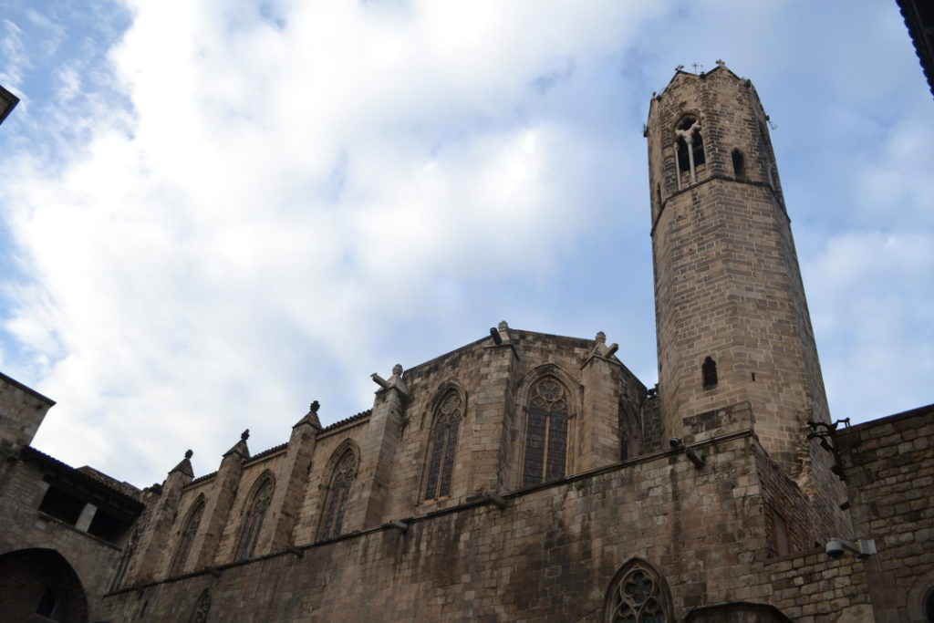 The Chapel of Santa Àgata is one of Barcelona's many works of Catalan Gothic Architecture. 