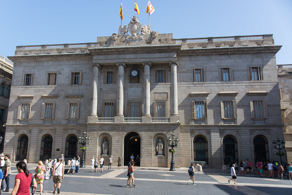 Barcelona City Hall is one of the city's greatest examples of Neoclassical Architecture. 