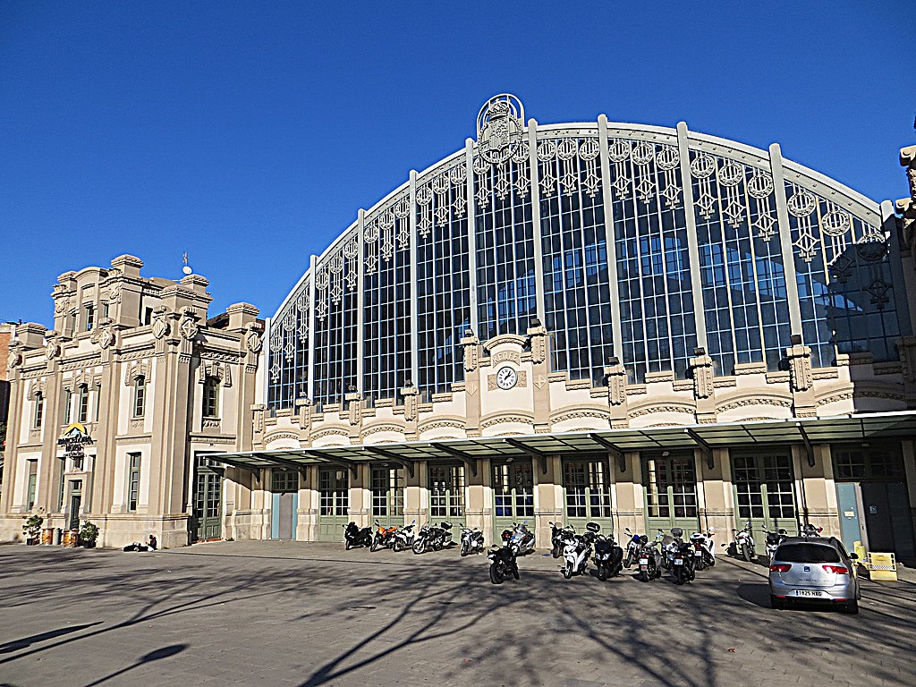 Estacio del Nord is a revivalist building in Barcelona. 