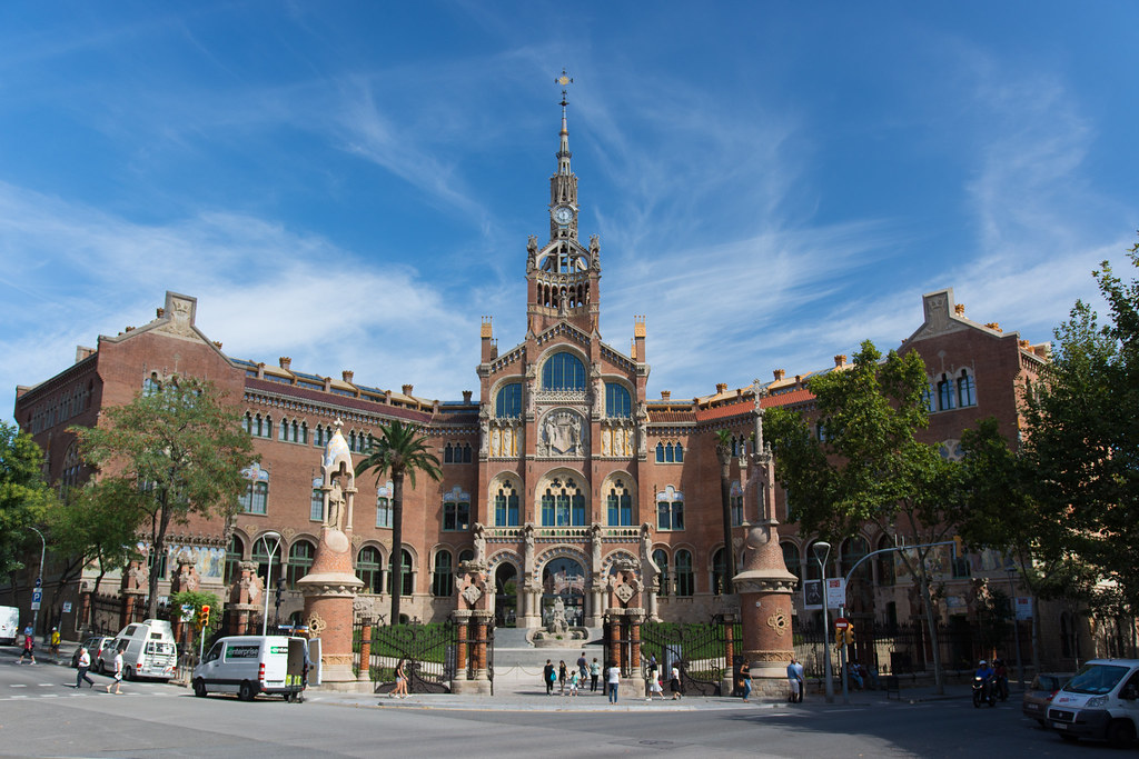 Hospital de Sant Pau is a collection of Modernisme Buildings located in Barcelona. 