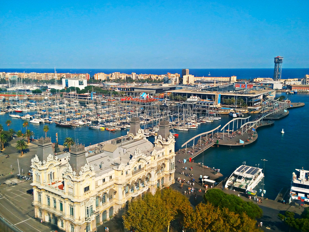 Barcelona has always thrived thanks largely to its sheltered port. 